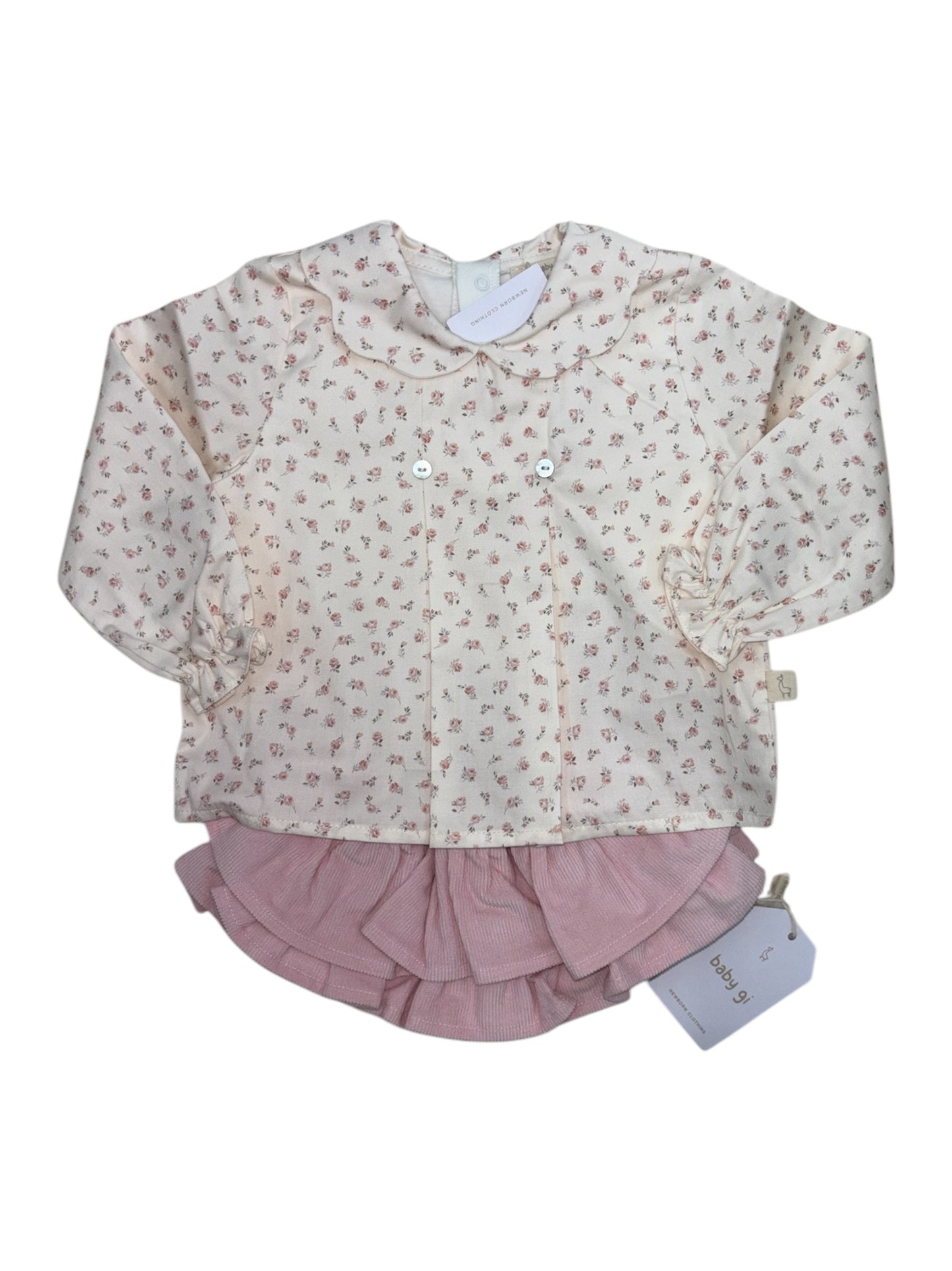 Baby Gi Floral Blouse & Bloomers Set