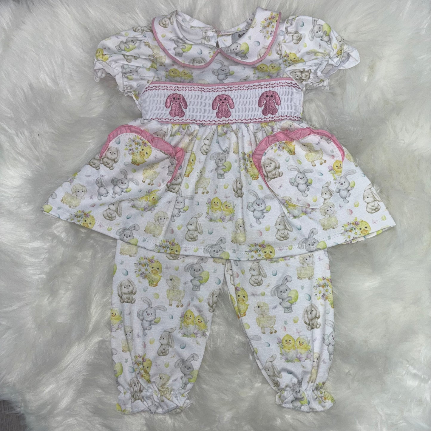 Girls Easter Print Pyjamas