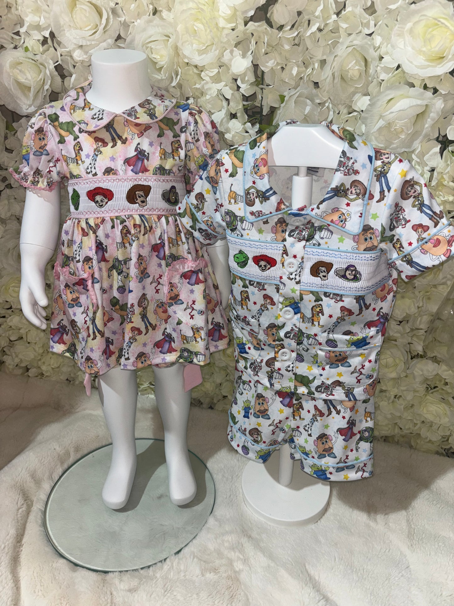 Boys Toy Story Smocked Pyjamas