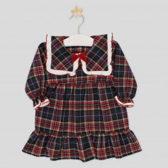 Rapife Navy Tartan Dress