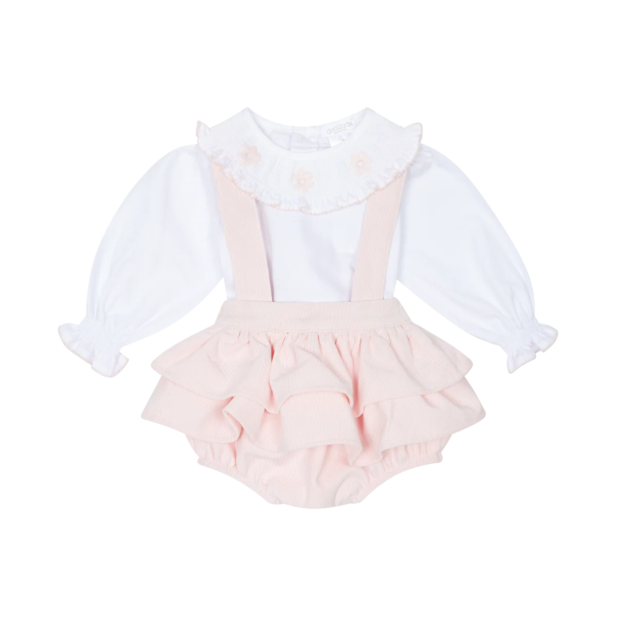 Deolinda Ruffle Shirt & Bloomer Set