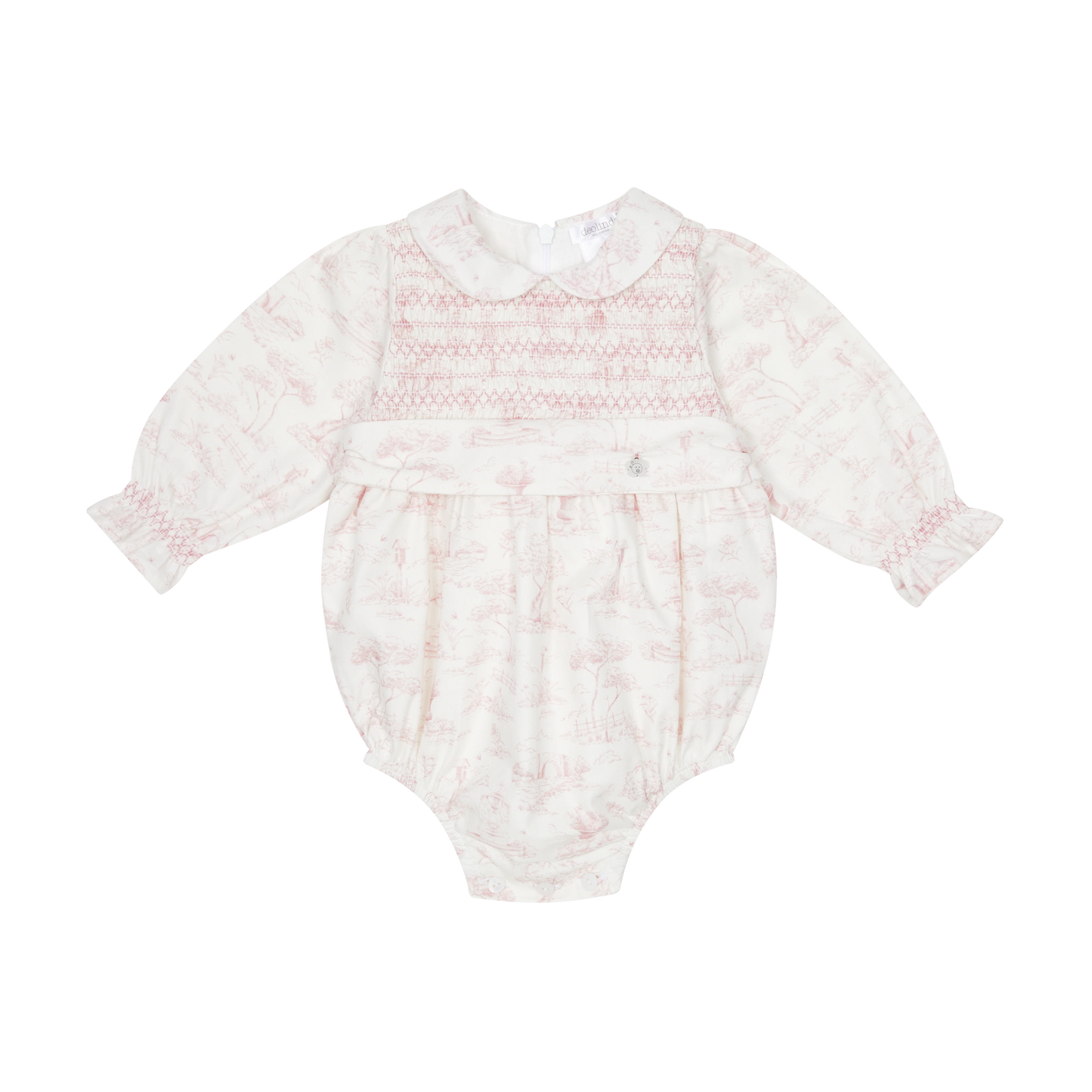Deolinda pink Toile Romper