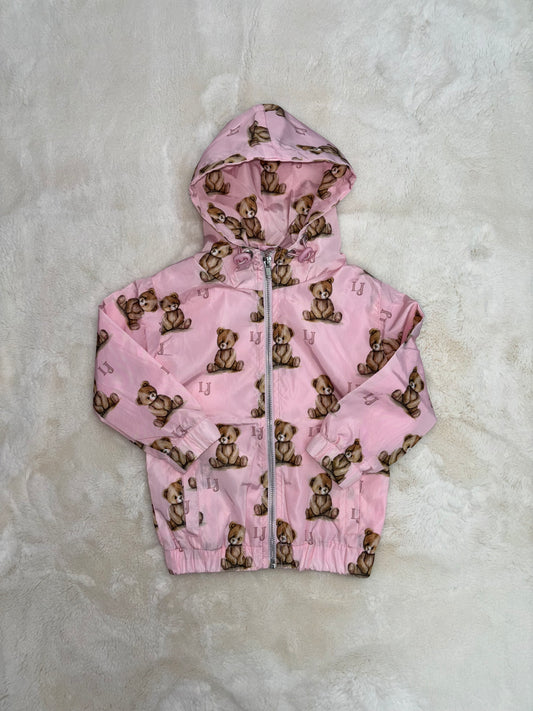 Arlo Collection Pink Teddy Rain Jacket