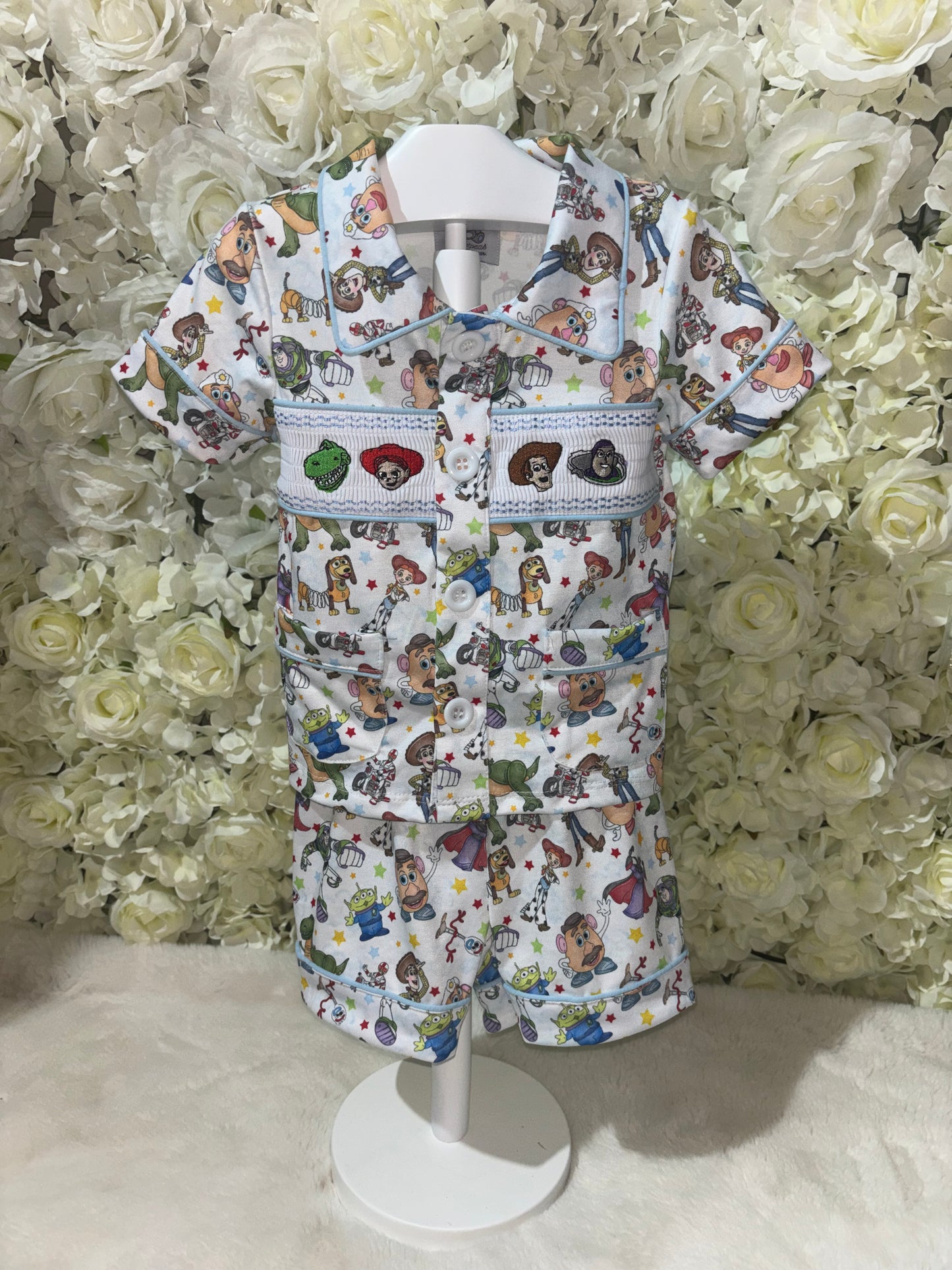 Boys Toy Story Smocked Pyjamas