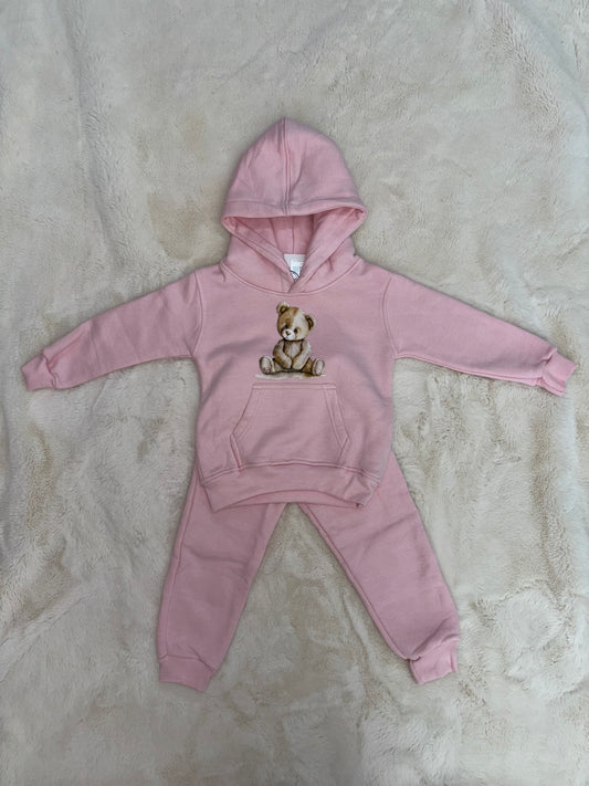 Arlo Bear Pink Tracksuit