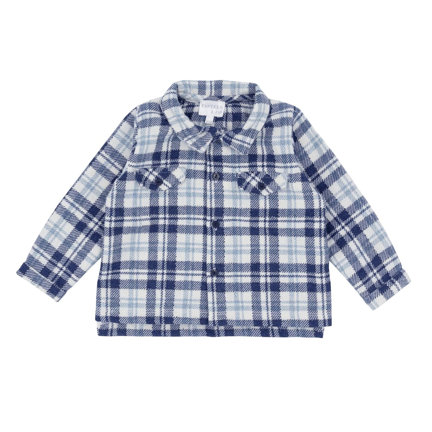 Pastels & Co Blue Checked Shirt PA715L