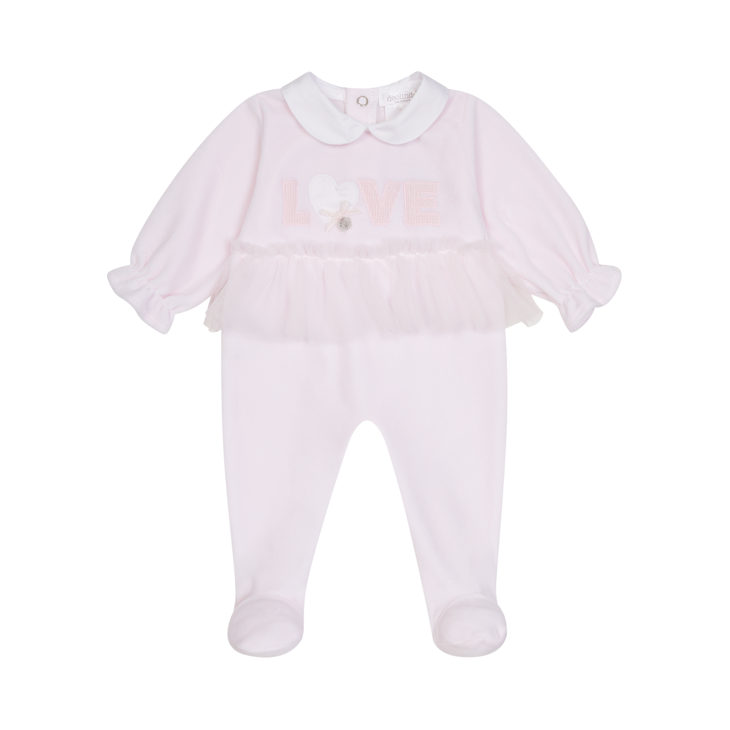 Deolinda Pink Love Tutu Sleepsuit