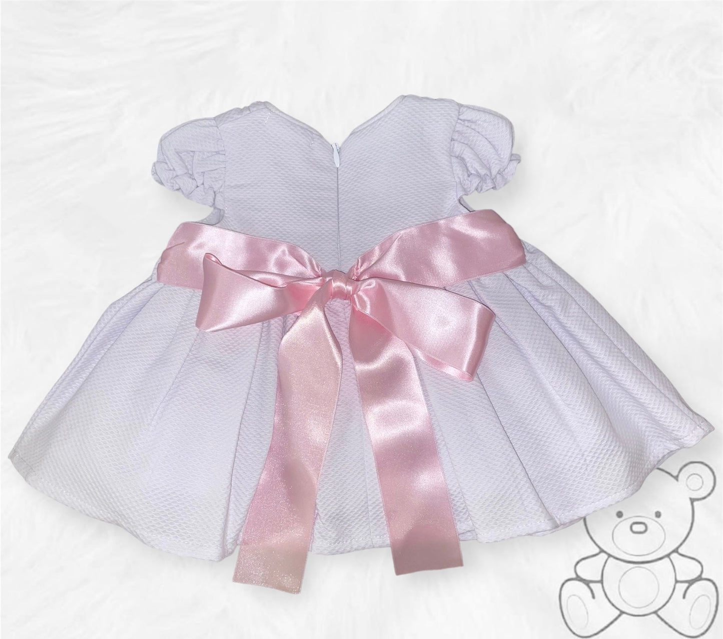 Deolinda Pink Bow Dress