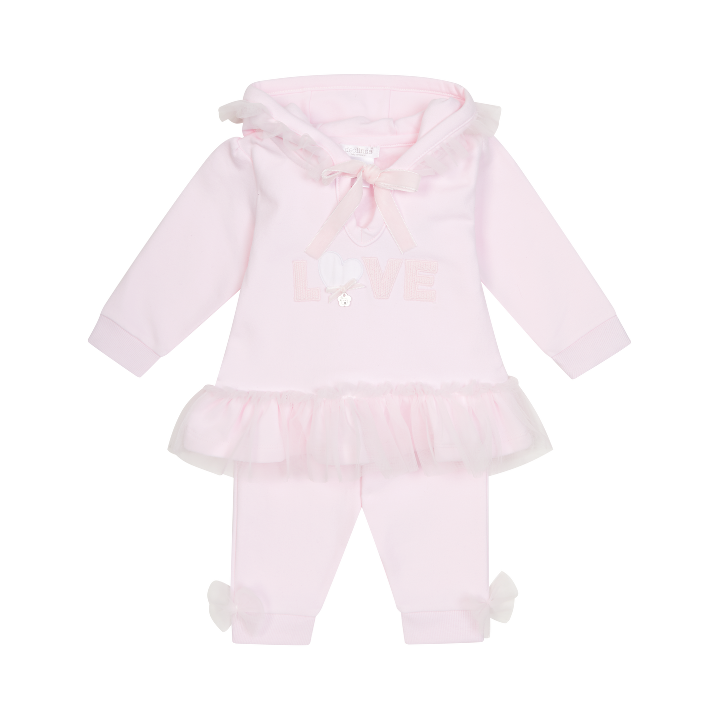 Deolinda Pink Love Tutu Tracksuit