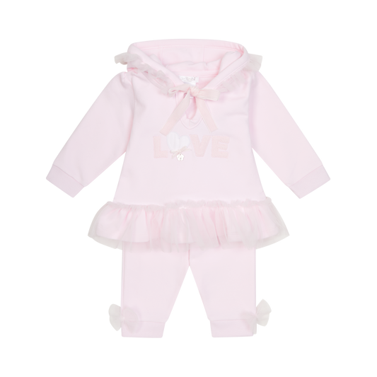 Deolinda Pink Love Tutu Tracksuit
