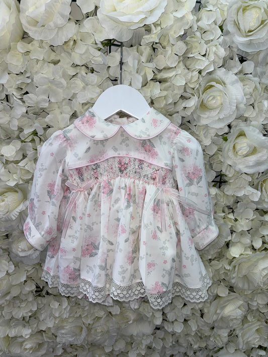 Pretty Originals Floral Smocked Dress