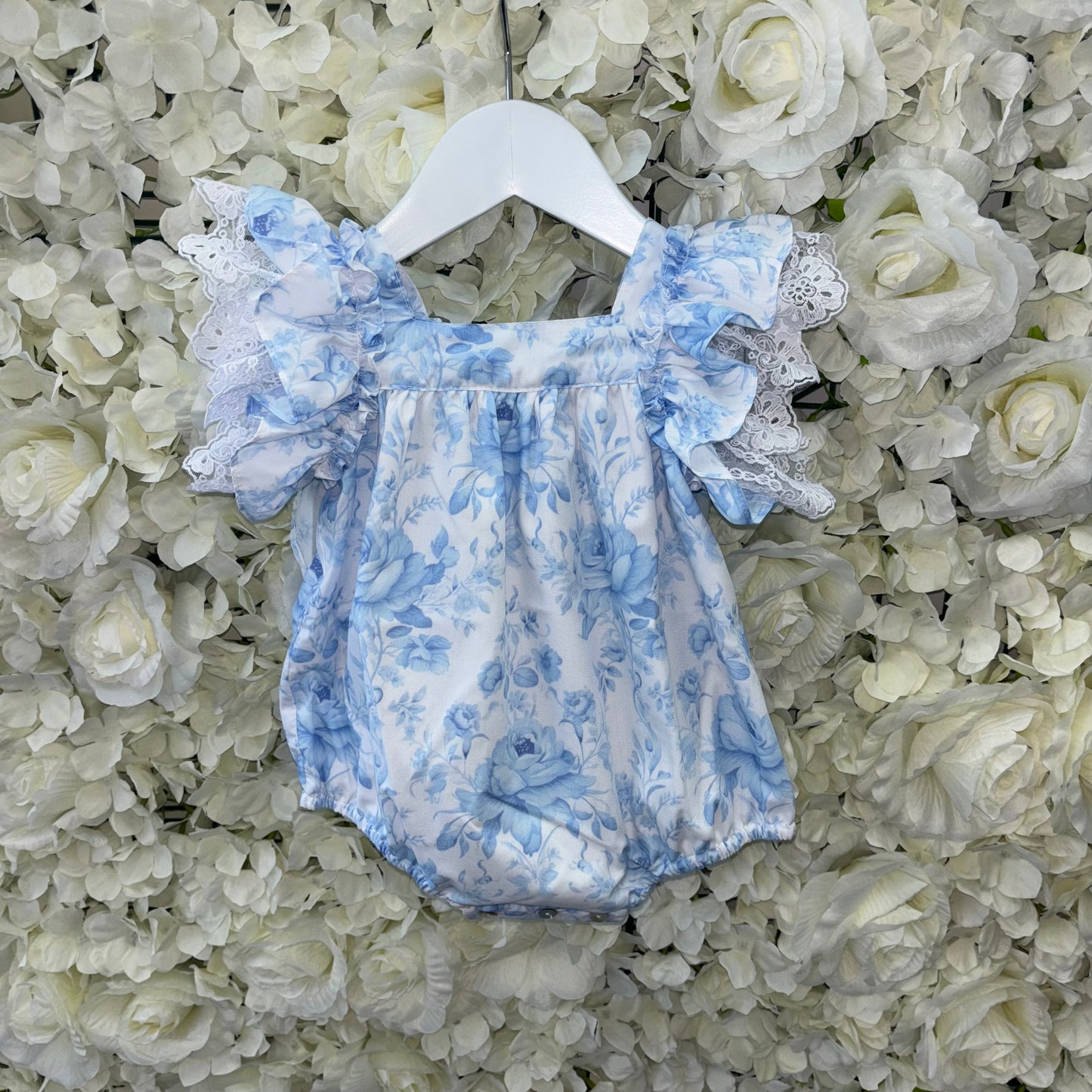 Fofettes Blue Floral Print Romper