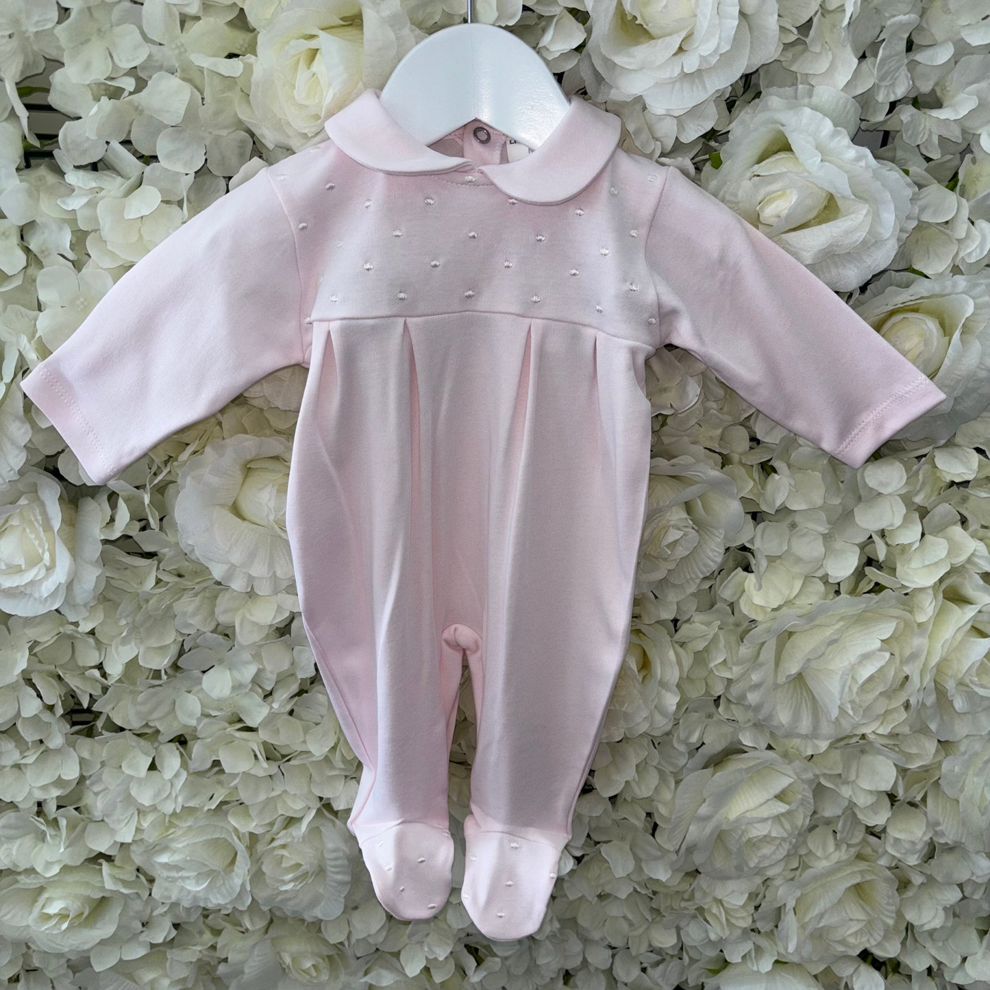 Little Nosh Pink Sleepsuit