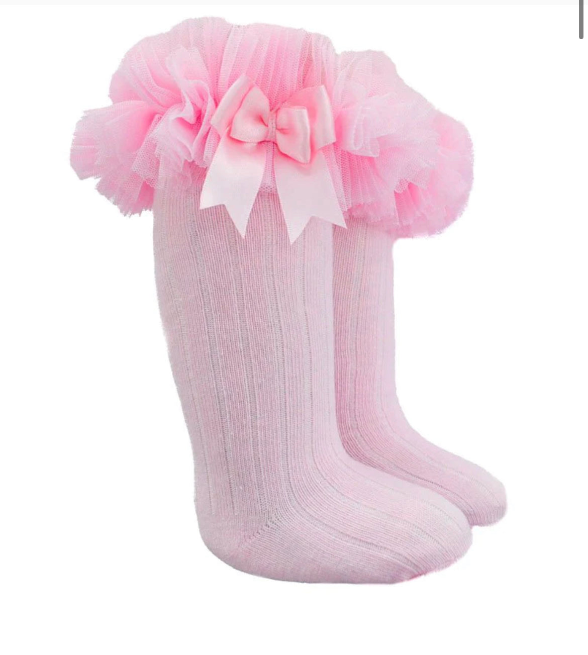 Pink Tutu Knee High Socks