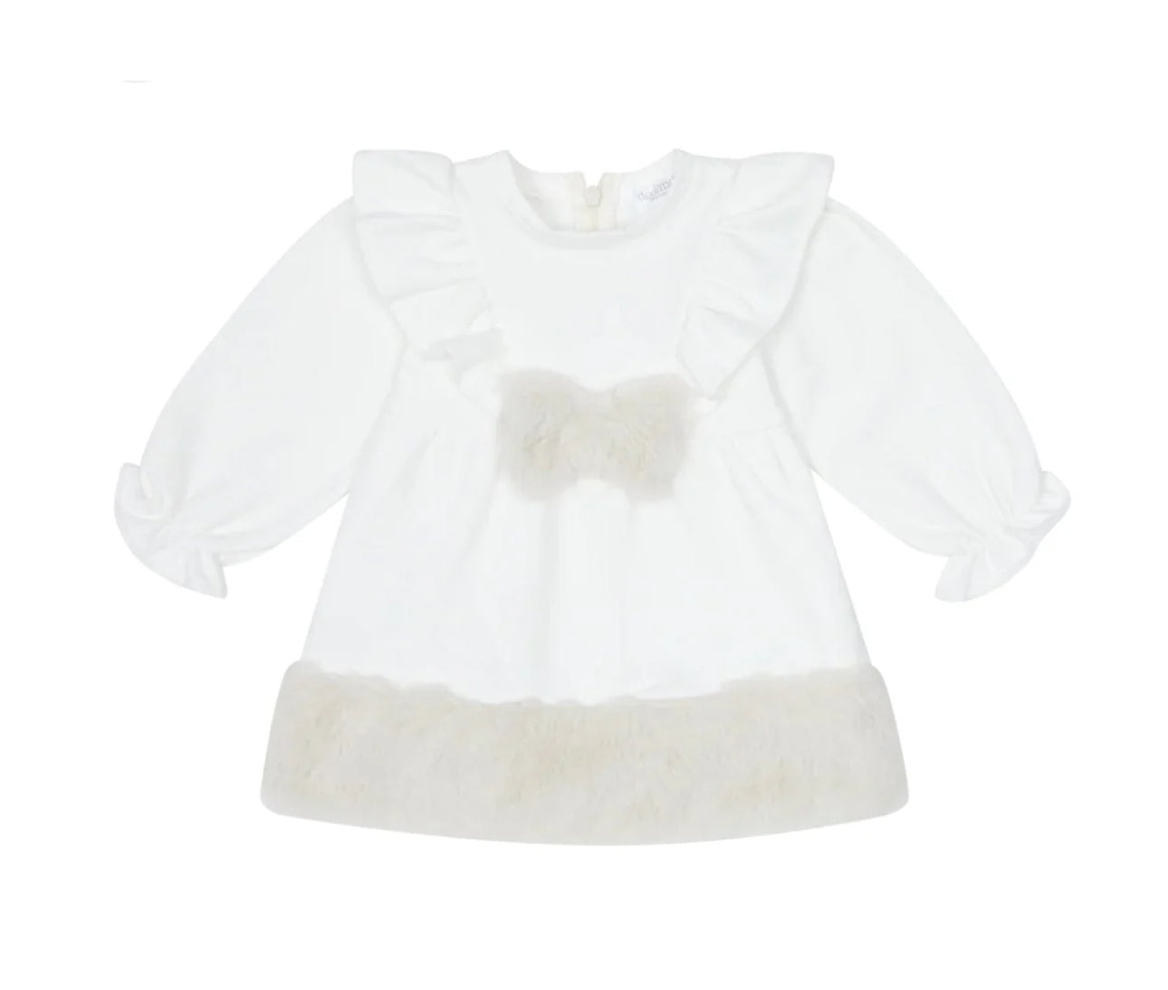 Deolinda Fur Trim Dress