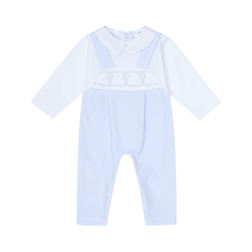 Deolinda Sky Dungarees and top set