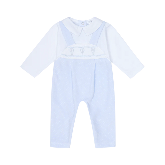 Deolinda Sky Dungarees and top set