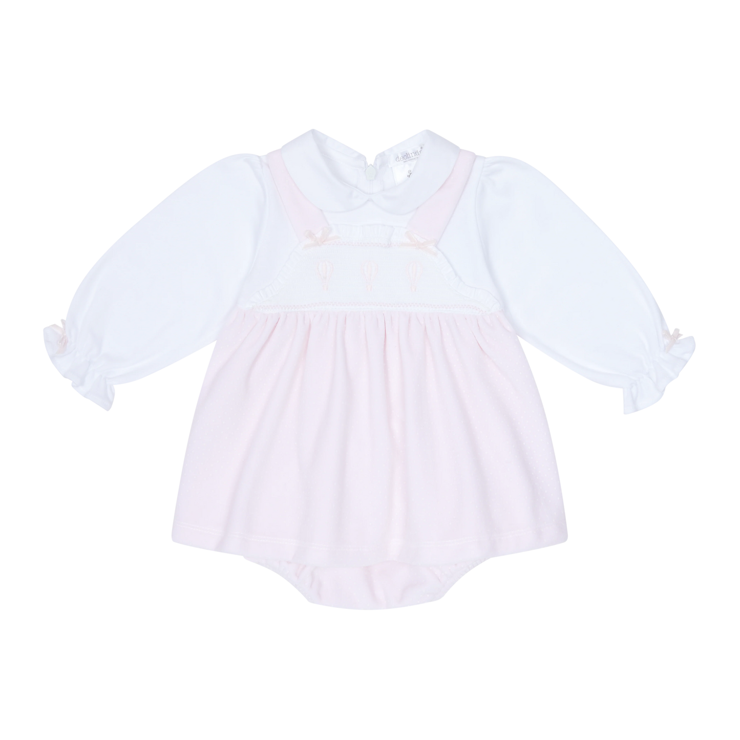 Deolinda Pink Magic Baby Dress & Pants Set