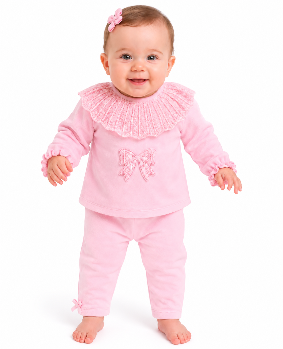 Pink Bow Lounge Set