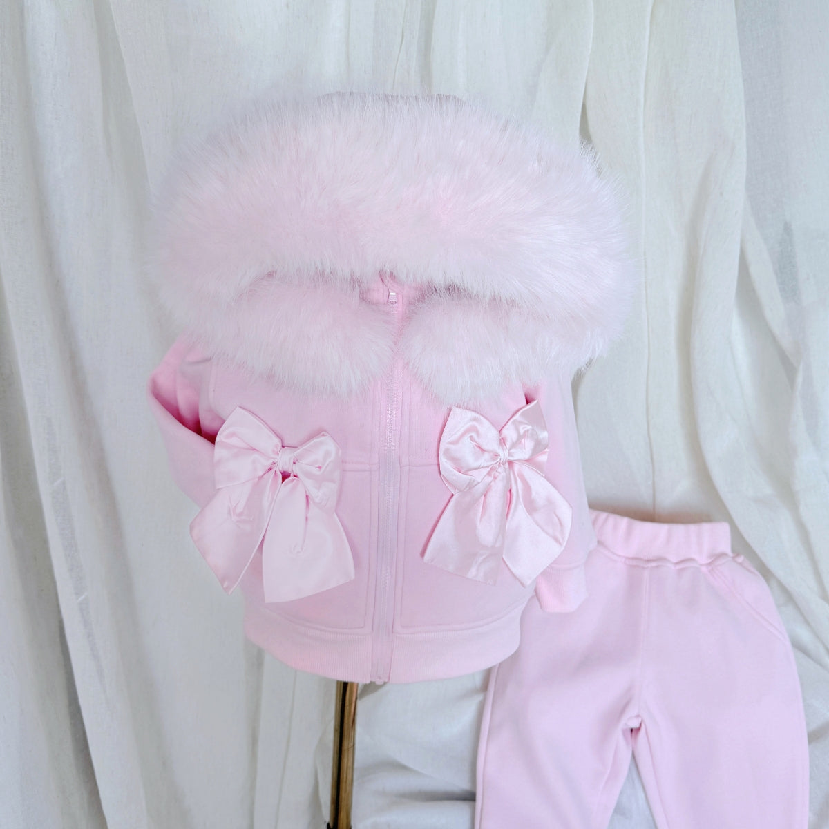 Pink Bow Tracksuit