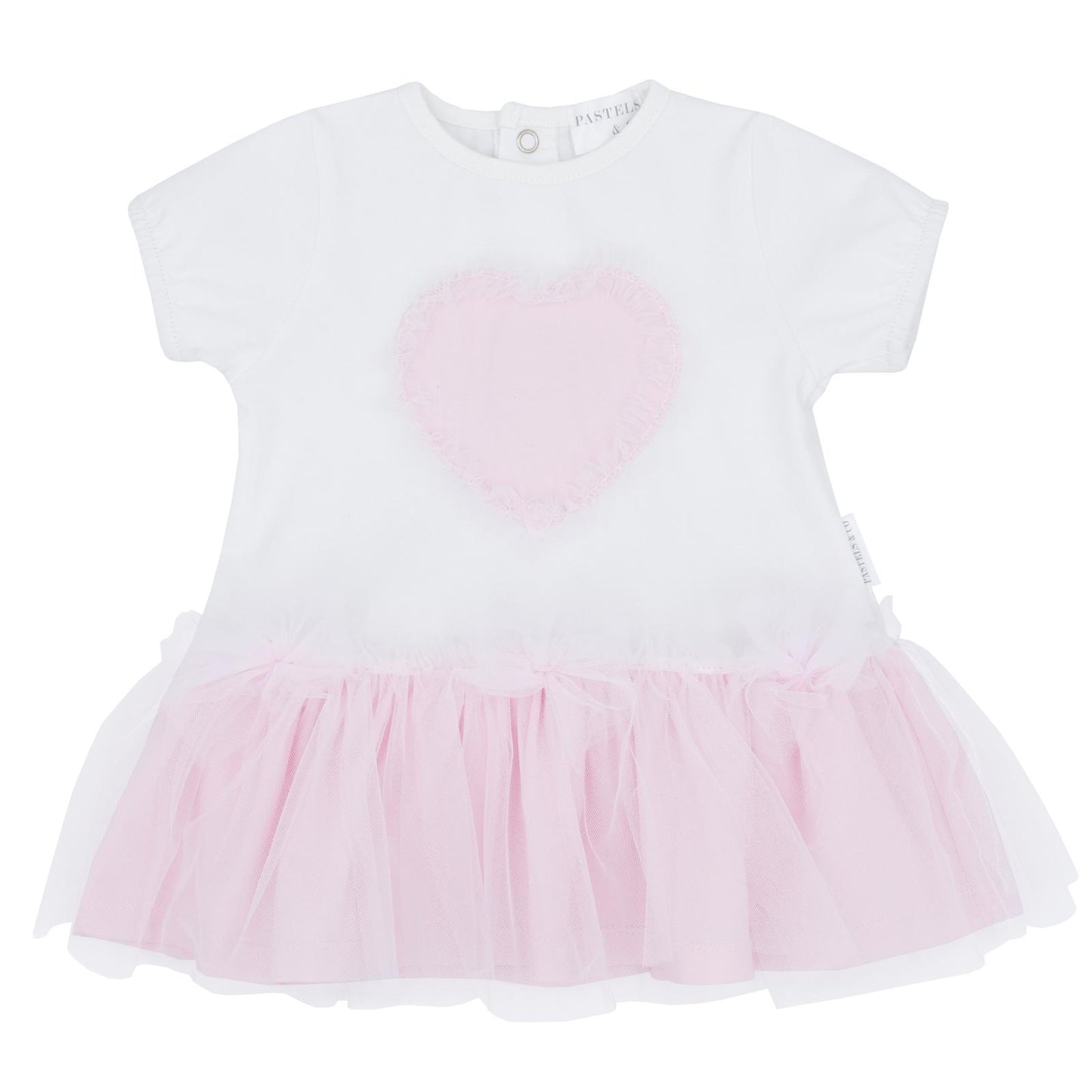 Pastels & Co Pink Heart Tulle Dress