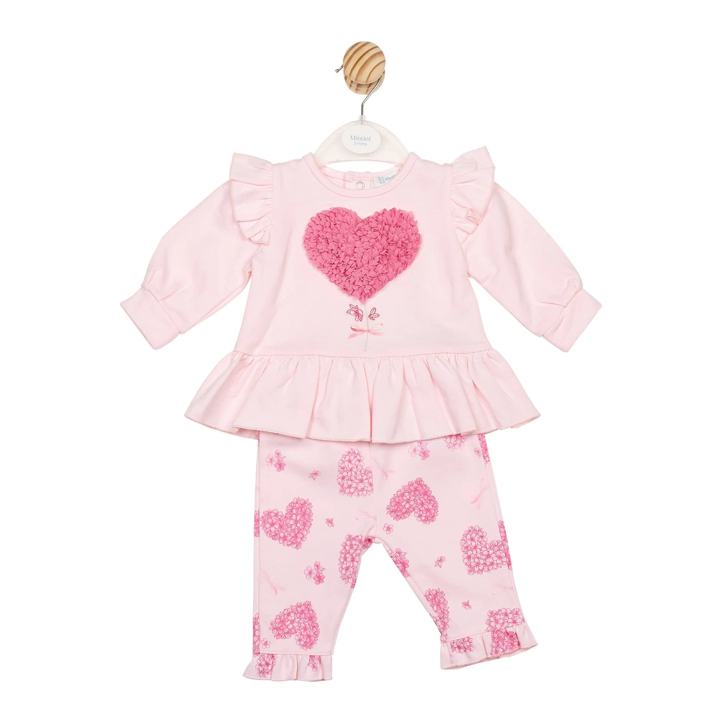 Mintini Heart Leggings & Top Set