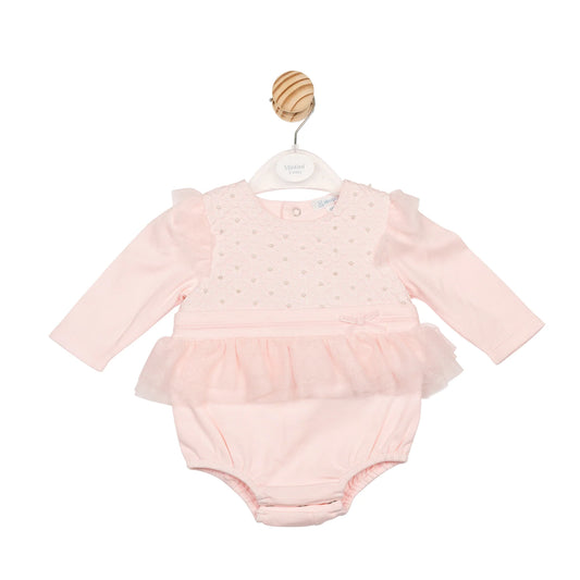 Mintini Pearl Detail Romper