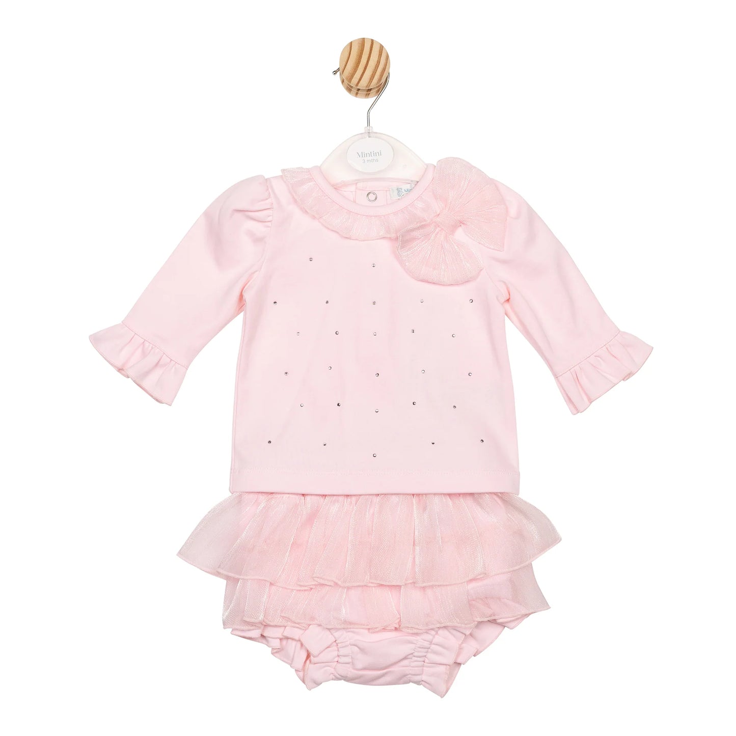 Mintini Diamanté Top & Jam Pants Set