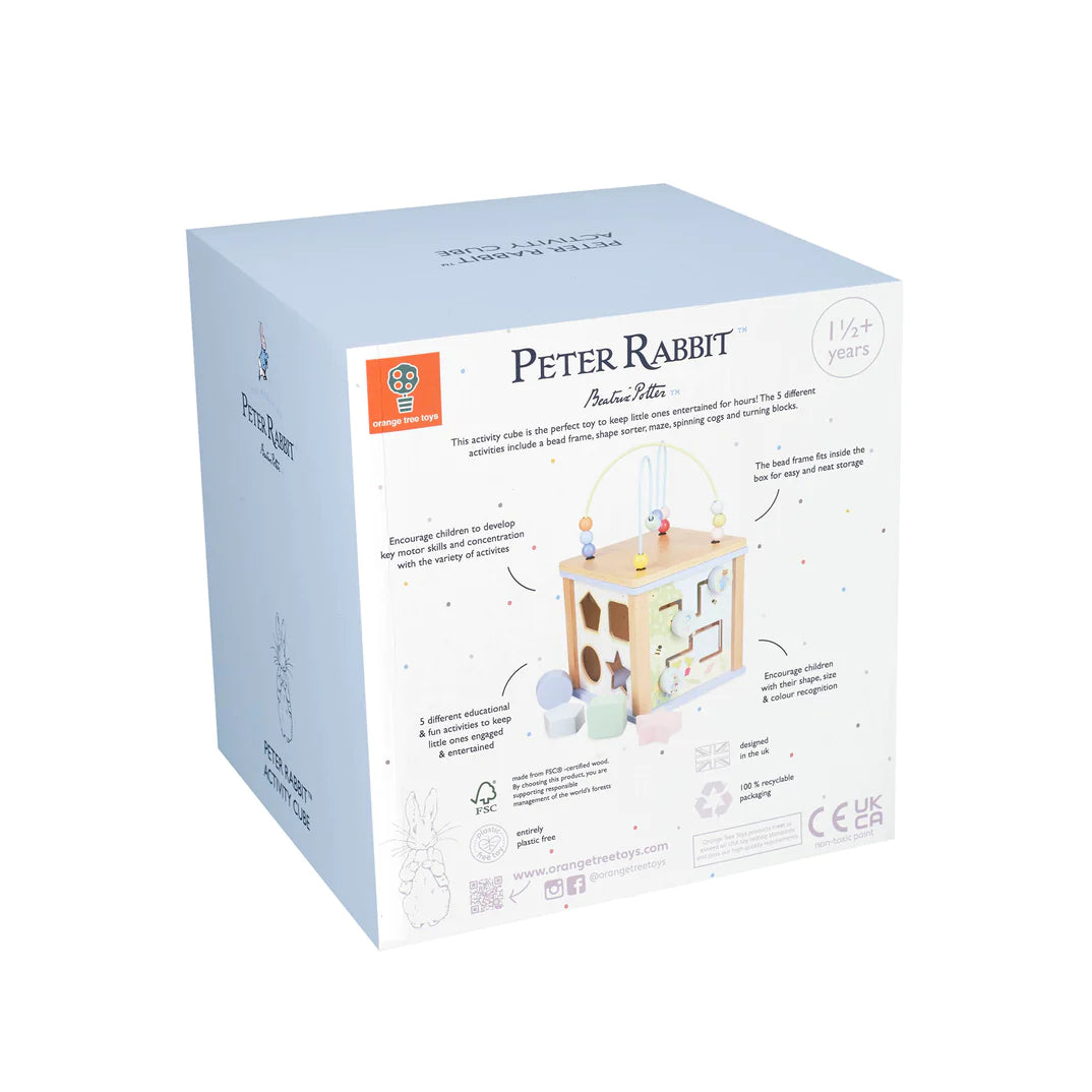 Peter Rabbit Wooden Activity Cube