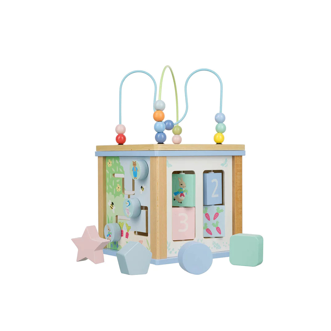 Peter Rabbit Wooden Activity Cube