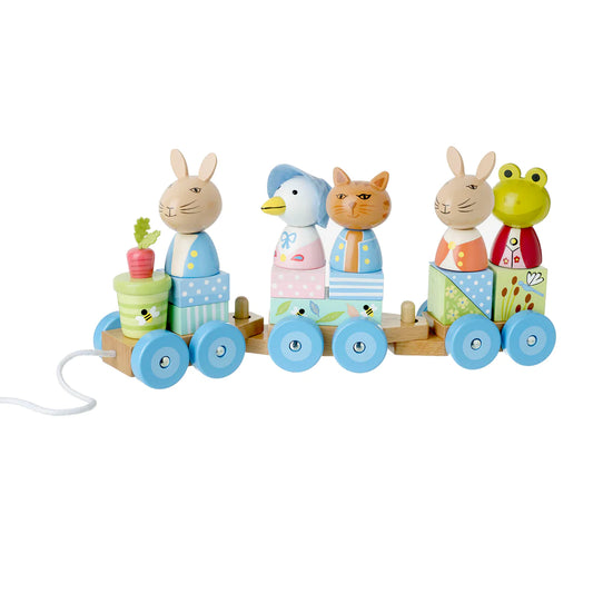 Peter Rabbit Wooden Puzzle Train