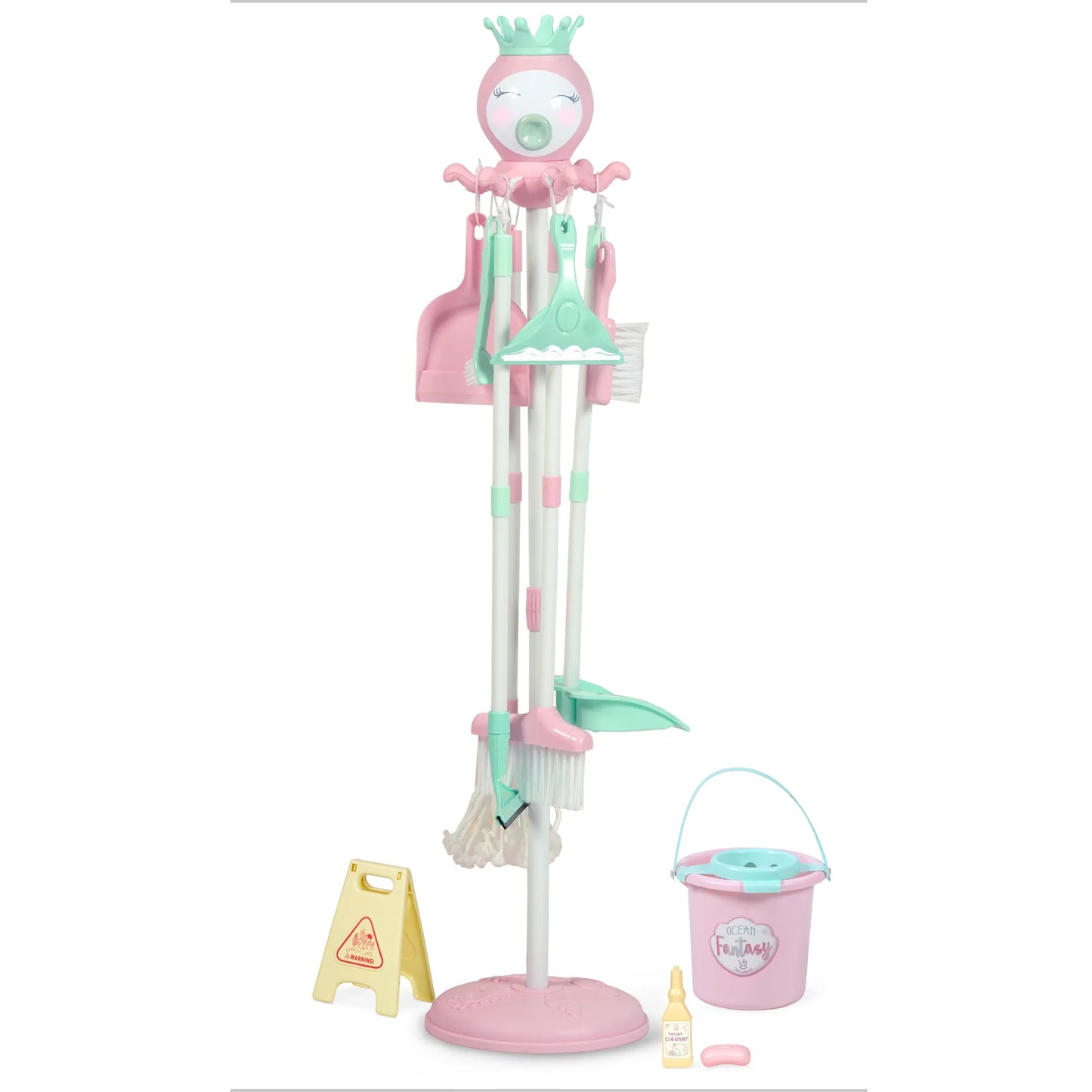 Pink Cleaning Play Set