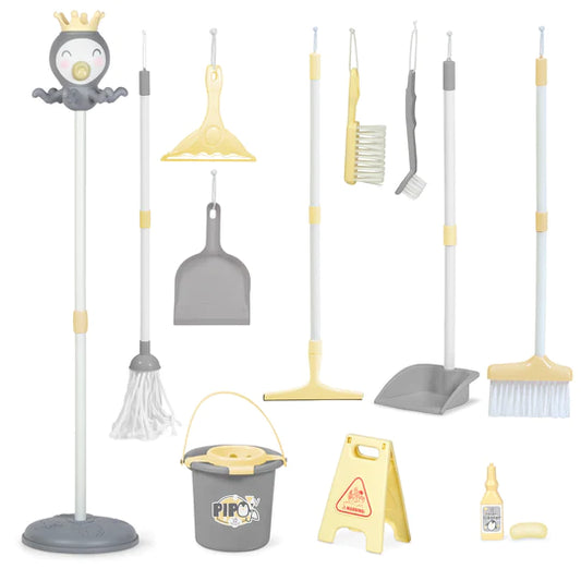 Grey Cleaning Play Set