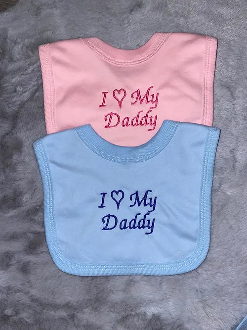 I Love My Daddy Bib