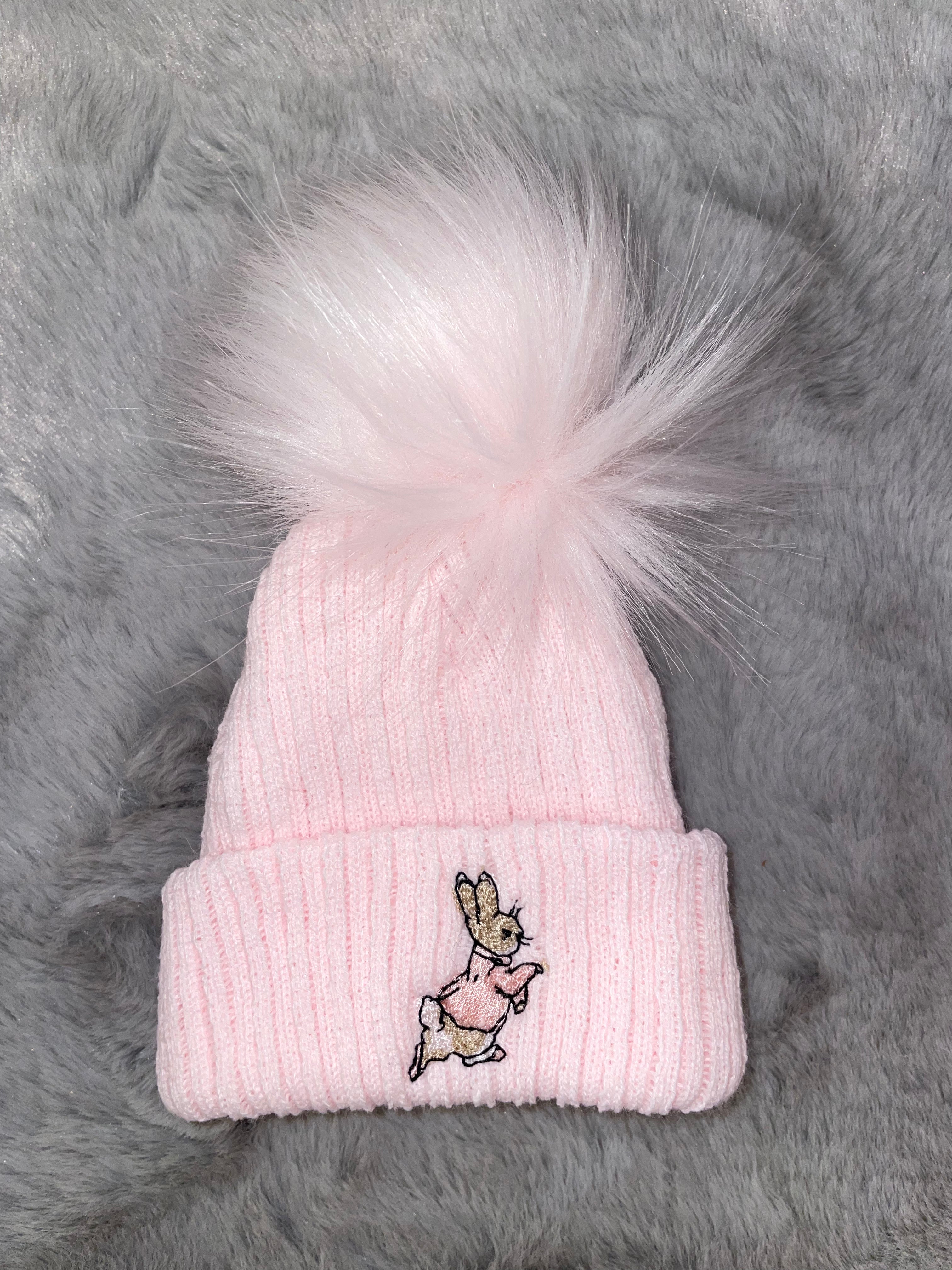 All pink Pom Pom Peter Rabbit Hat – Sweetpeas Childrenswear