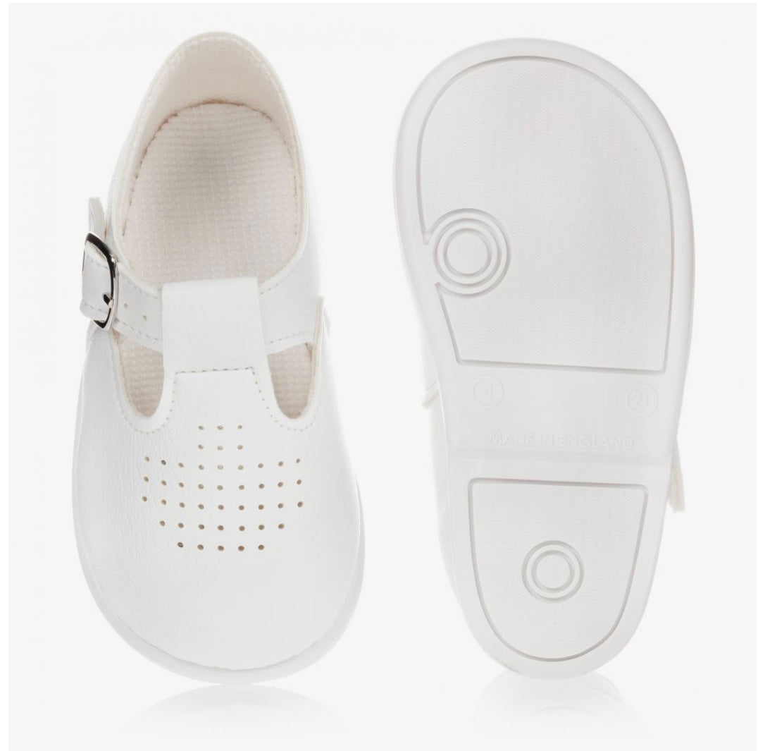 Early Days White Hard Sole Baypods â Sweetpeas Childrenswear